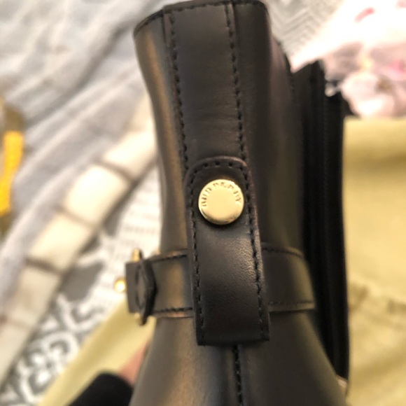 Michael Kors Distressed brown leather Wedge heel shearling lined booties. - Picture 9 of 13